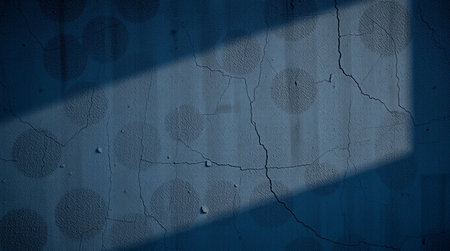 Grunge wall with shadow and light. Abstract background for design.の写真素材