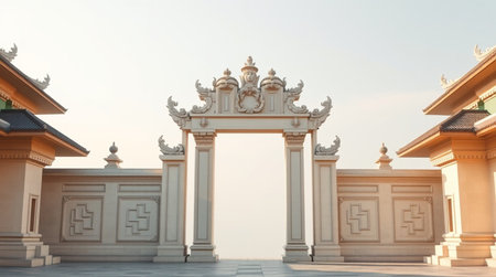 Temple of Durbar square at night, Kathmandu, Nepalの写真素材