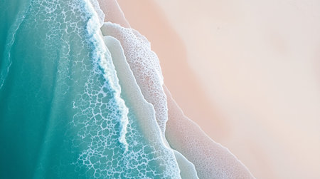 Close-up of foam on the surface of the sea, abstract background