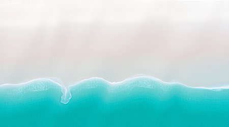 Abstract sea wave background. Top view of sea wave with sunlight.