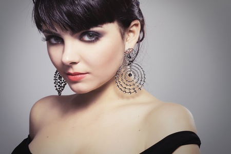 Portrait of a gorgeous womanの写真素材