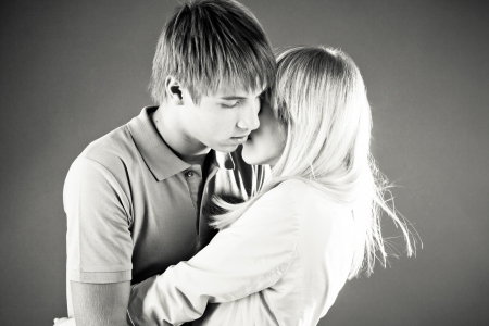 Young beautiful coupleの写真素材