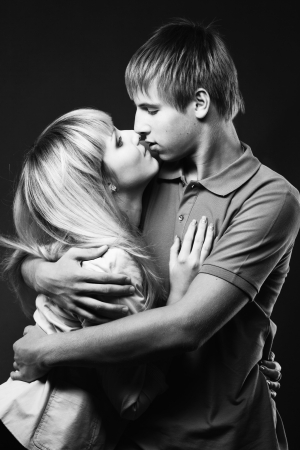 Young beautiful coupleの写真素材