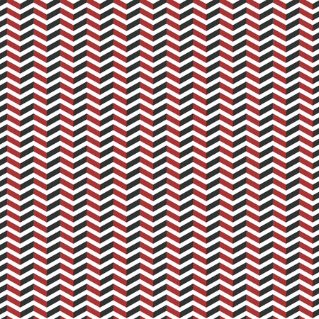 Vector seamless geometric pattern. Red and green color ornamentのイラスト素材