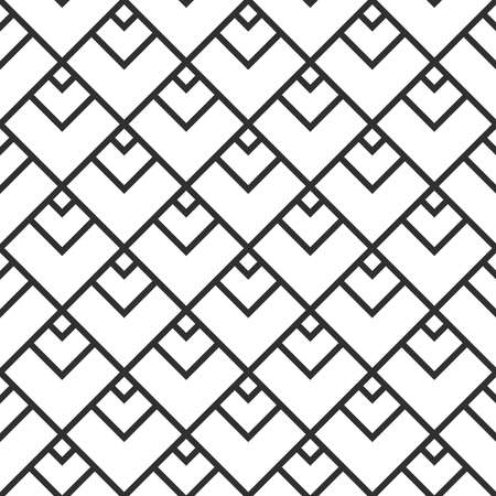 Seamless abstract geometric pattern. Modern stylish textureのイラスト素材