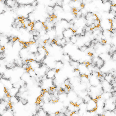 Marble texture with gold specks. Abstract golden glitter marbling background for fabric, tile, interior design or gift wrapping . Realistic business or wedding cover cardのイラスト素材