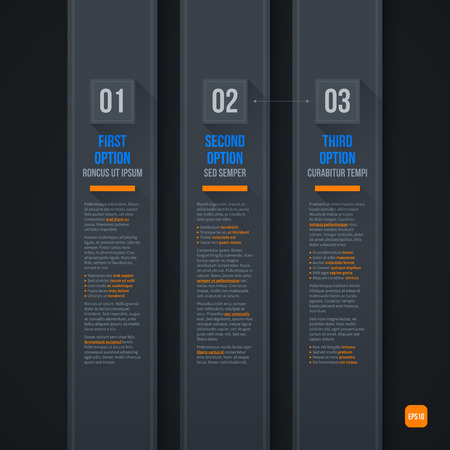 Dark futuristic web template. EPS10のイラスト素材