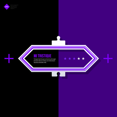 banner template. Useful for web design, presentations and media. のイラスト素材