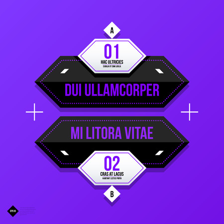 banner template. Useful for web design, presentations and media.のイラスト素材