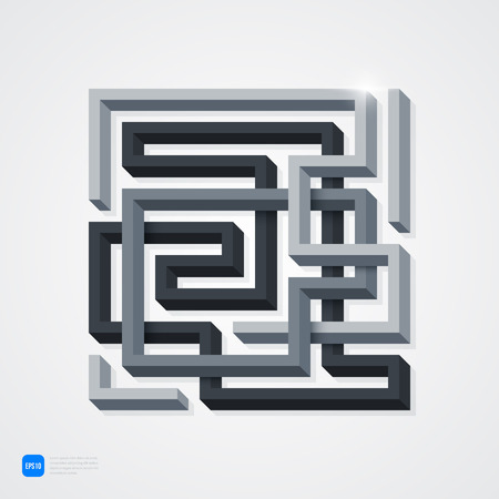 Abstract 3d design element on white background. EPS10のイラスト素材