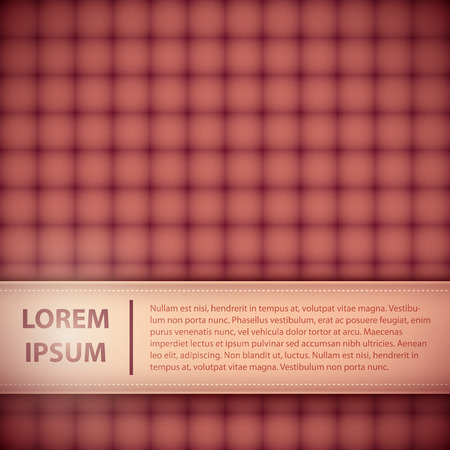 Simple banner with header and text. You can use background as seamless pattern.のイラスト素材