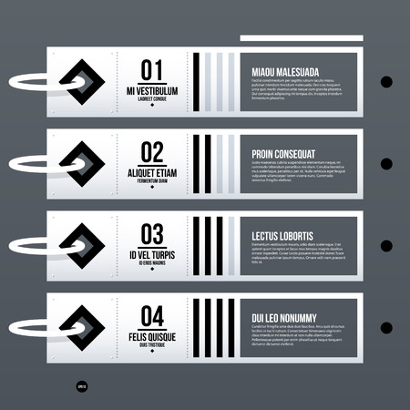 Futuristic corporate web design template. Useful for presentations or advertising.のイラスト素材