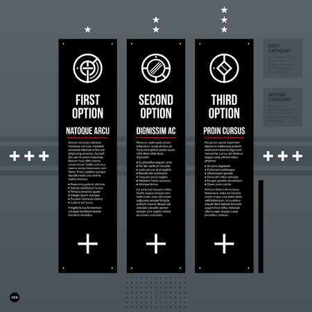 Futuristic corporate web design template. Useful for presentations or advertising.のイラスト素材