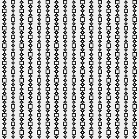 Simple pixelated pattern with monochrome geometric shapes. Useful for textile and interior design....