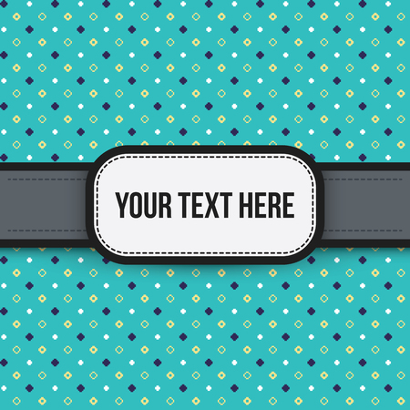 Text background with colorful pixelated pattern. Useful for presentations, advertising and scrapbooking.のイラスト素材