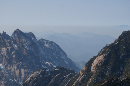 Huangshan sceneryの写真素材