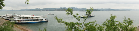 Ferries at Thousand Island Lakeのeditorial素材