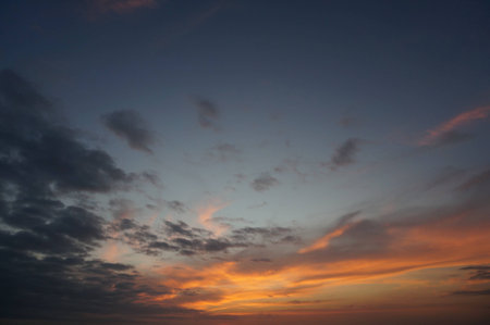 Sunset skyの写真素材