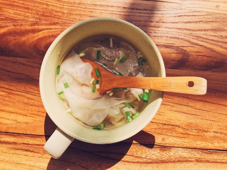 Shanghai wonton at cup