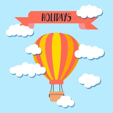 Air Balloon Iconのイラスト素材
