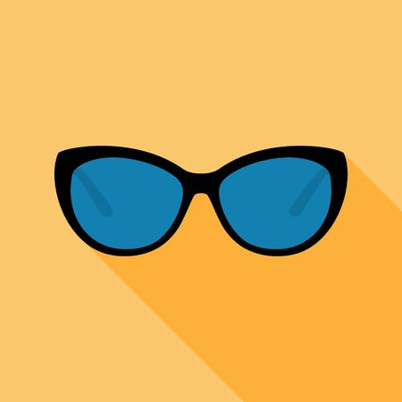 Trendy Summer Sunglasses Icon Holiday Design Collectionのイラスト素材