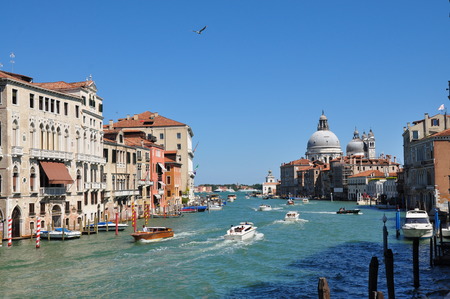 Scenic view of the Grand Canal in Venice, Italyのeditorial素材