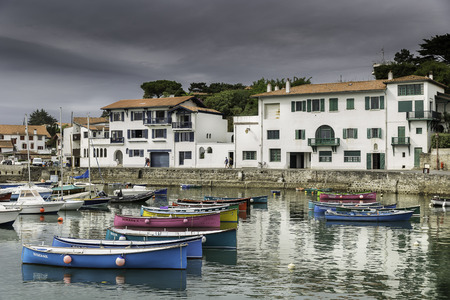 Harbor of Socoa in south France