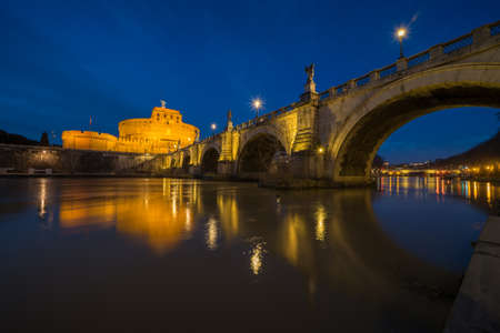 Castel Sant'Angelo at the blue hour