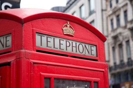 London phone box.の写真素材