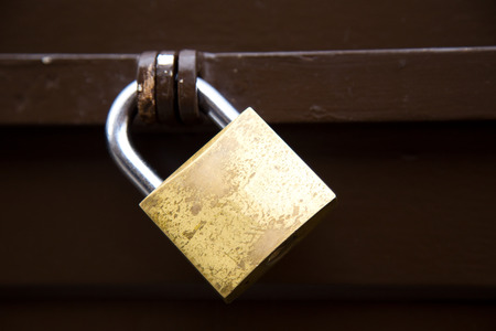 locked padlockの写真素材