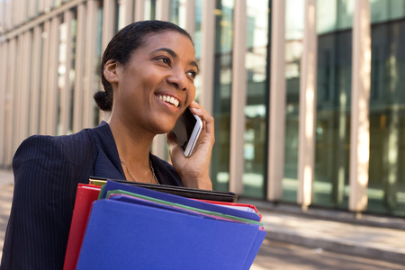 business phone callの写真素材