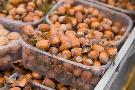 hazelnuts.