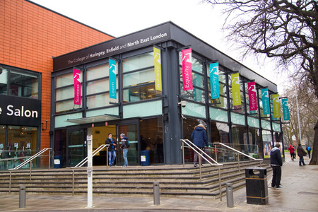LONDON - JANUARY 21st: college of harringey enfield and north east london on January the 21st, 2015,...