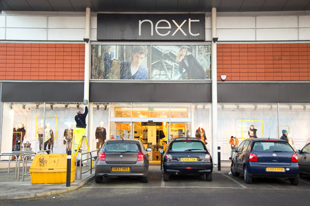 LONDON - JANUARY 23rd: The exterior of Next on January the 23rd, 2015, in London, England, UK. Next...