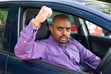 road rage incidentの写真素材