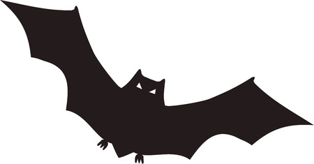 Bat at nightのイラスト素材