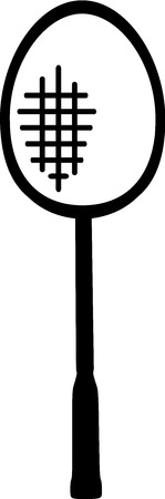 Badminton Racketのイラスト素材