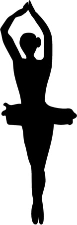 Dancing Ballerinaのイラスト素材