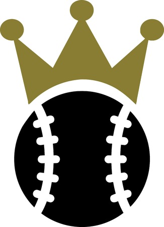 Baseball King Crownのイラスト素材