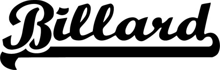 Billard Wordのイラスト素材