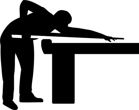 Pool Player Table Billiardsのイラスト素材