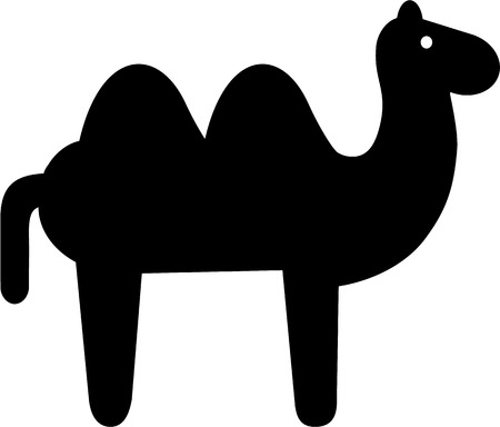 Camel Pictogramのイラスト素材