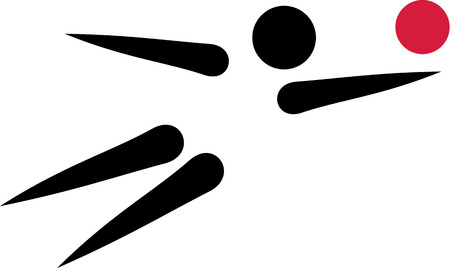 Icon Beach Volleyballのイラスト素材