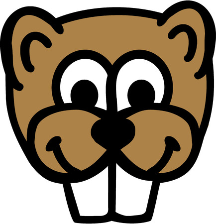 Beaver Head Comicのイラスト素材