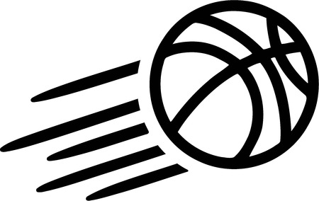 Basketball Flyingのイラスト素材