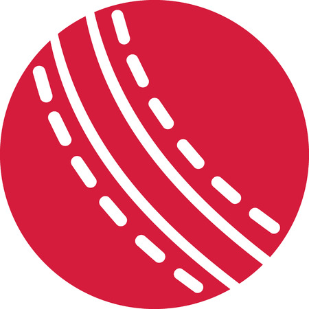 Cricket Ball Iconのイラスト素材