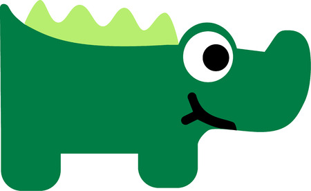 Crocodile for kidsのイラスト素材