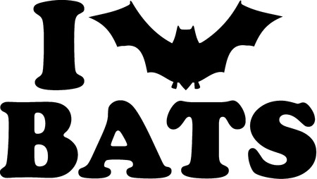I love Batsのイラスト素材