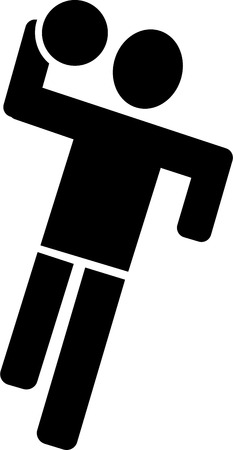 Handball Pictogramのイラスト素材