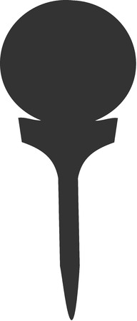 Golf Ball Teeのイラスト素材